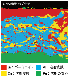 EPMA元素マップ分析